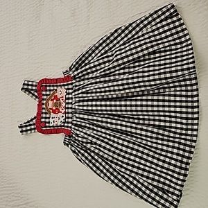 👪 🚜 Lil Cactus farm animals dress...barn-cow-horse-pig dress size 4T NEW!